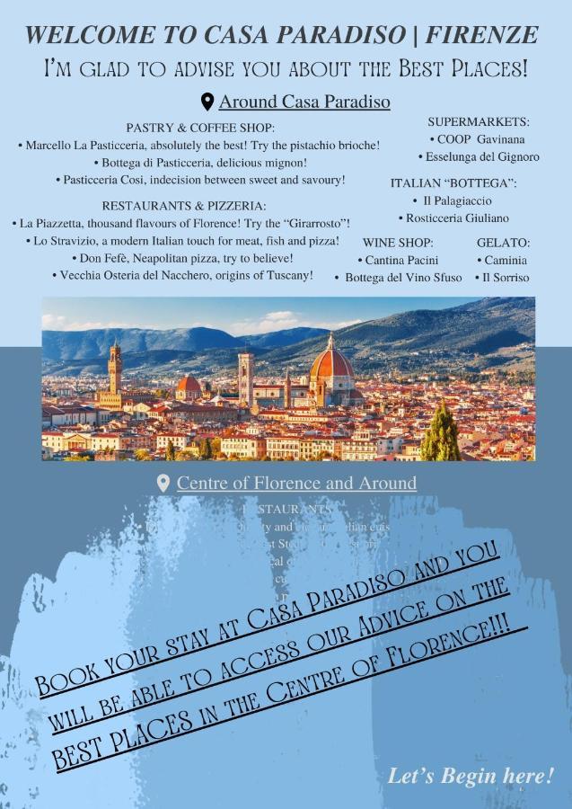 Casa Paradiso Firenze Eksteriør bilde